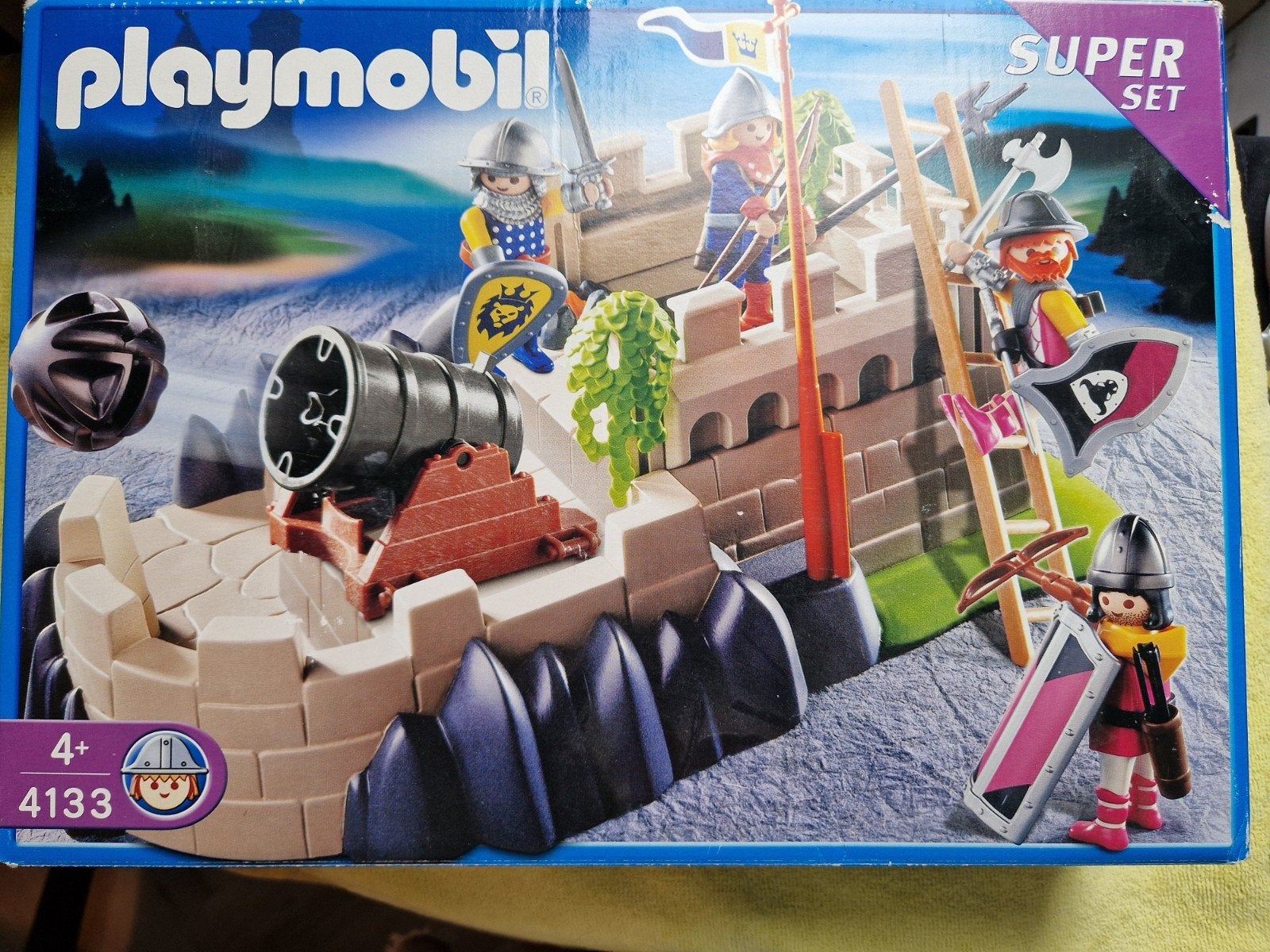 Playmobil Super Set Kasteel/Fort 4133 - Zo goed als nieuw, Kinderen en Baby's, Ophalen of Verzenden, Zo goed als nieuw, Complete set