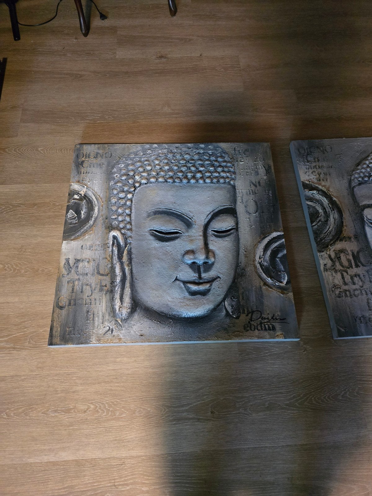 Boeddha wanddecoratie met reliëf, Ophalen of Verzenden