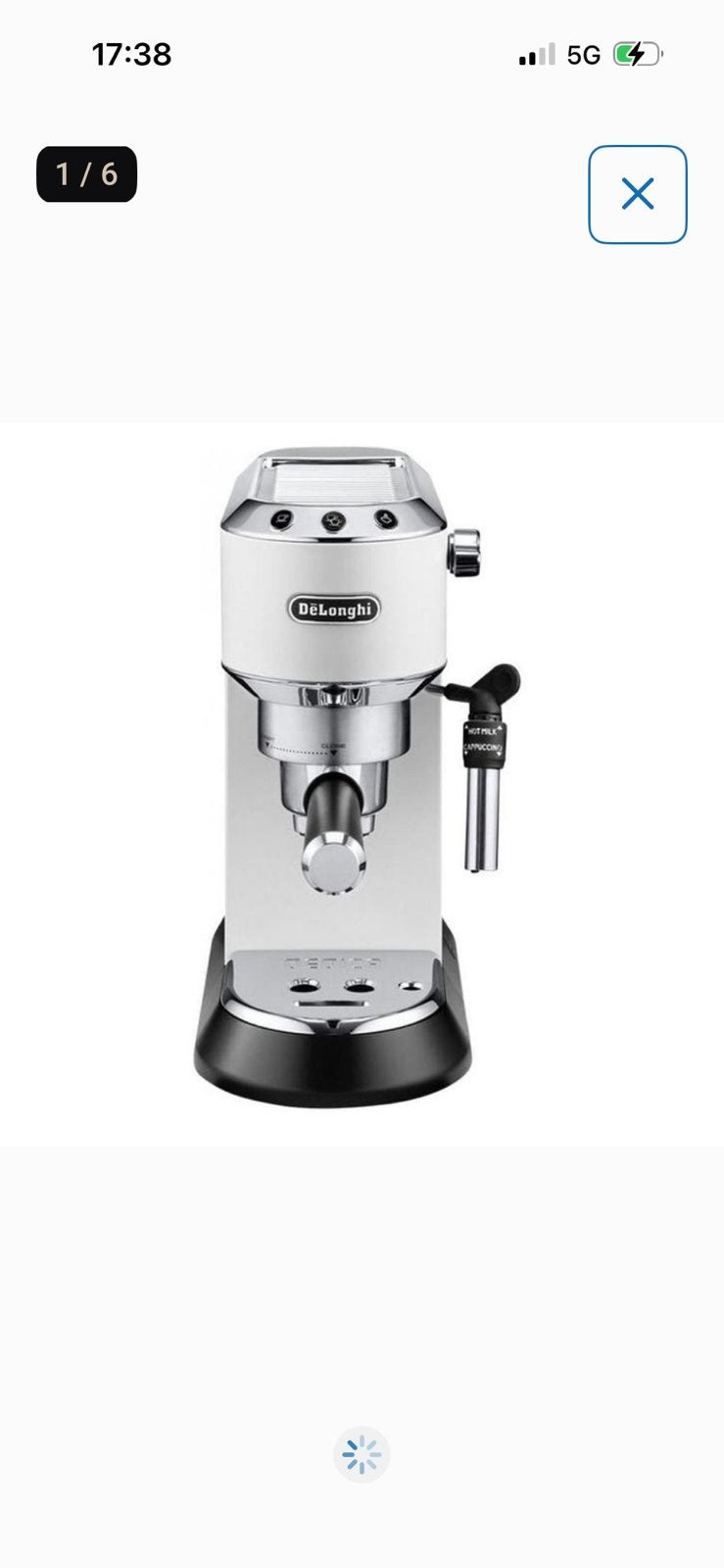 Delonghi espresso machine, Ophalen, Zo goed als nieuw, Espresso apparaat