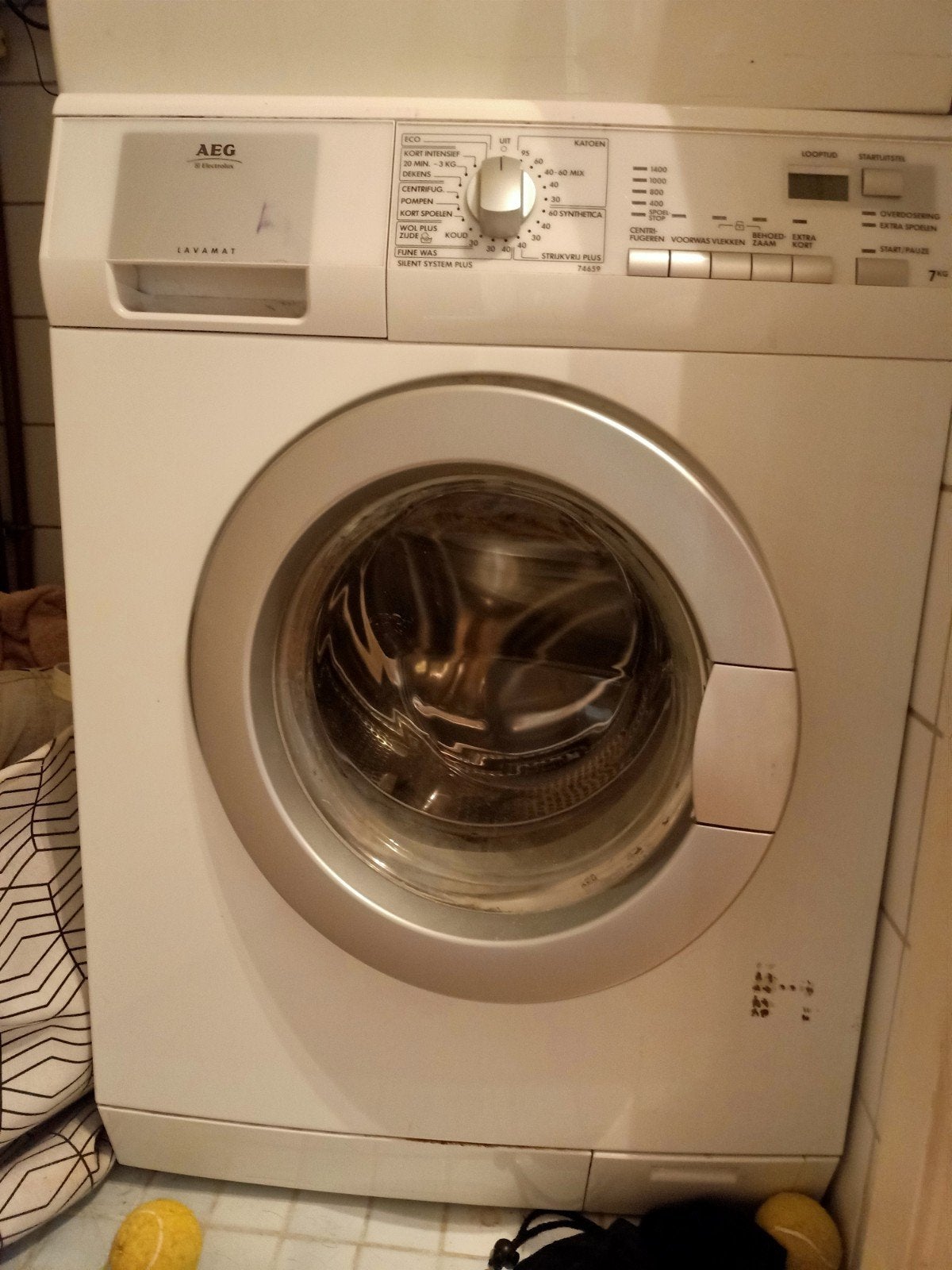 AEG wasmachine, Witgoed en Apparatuur, Wasmachines, Gebruikt, 85 tot 90 cm, 1200 tot 1600 toeren, 6 tot 8 kg