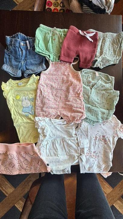 Babykleding pakket - Zomer kleding pakket newborn meisje -62, Ophalen of Verzenden, Gebruikt, Maat 62