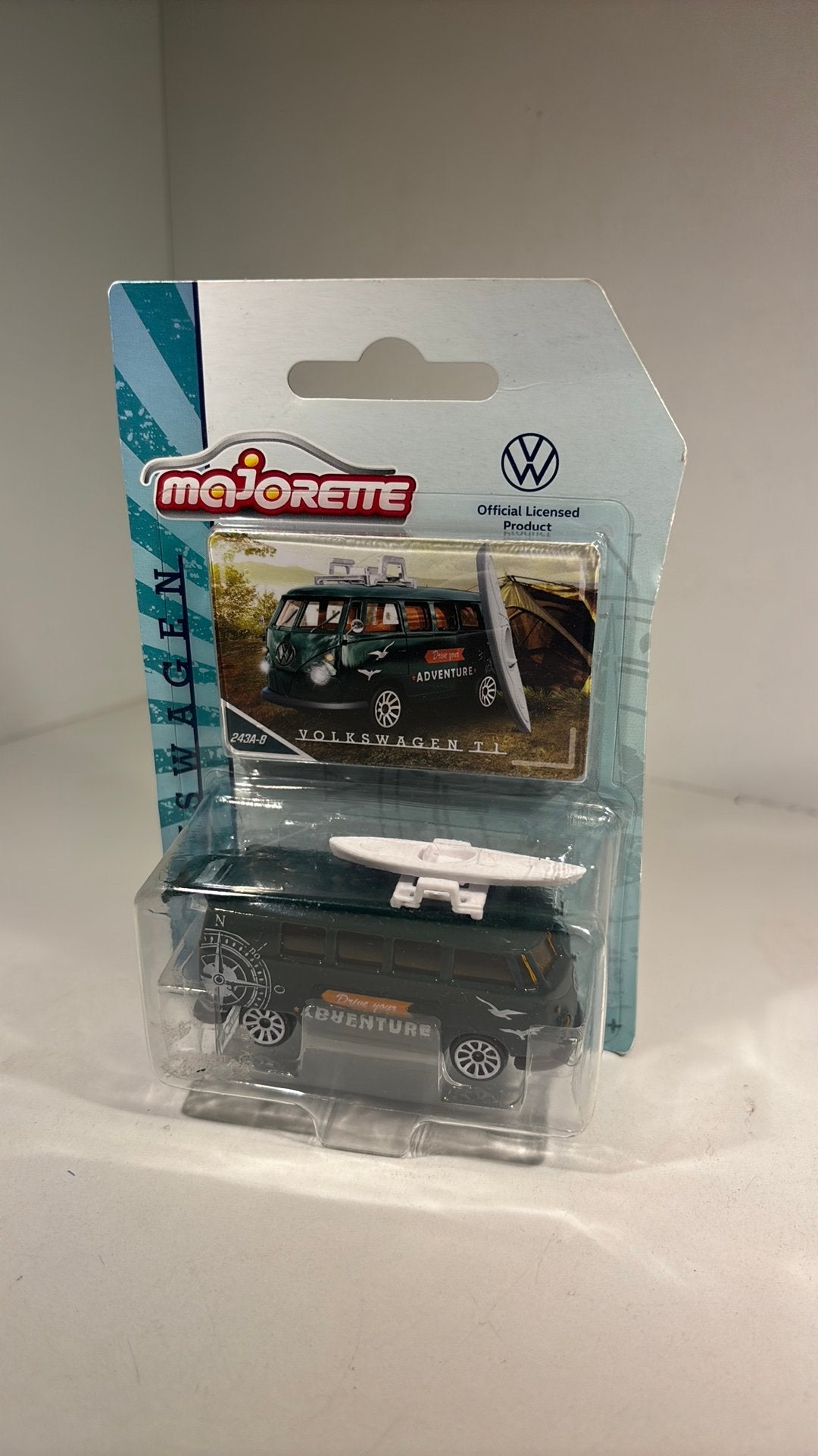 Volkswagen t1 adventure majorette 1.64, Auto, Ophalen of Verzenden, A, A