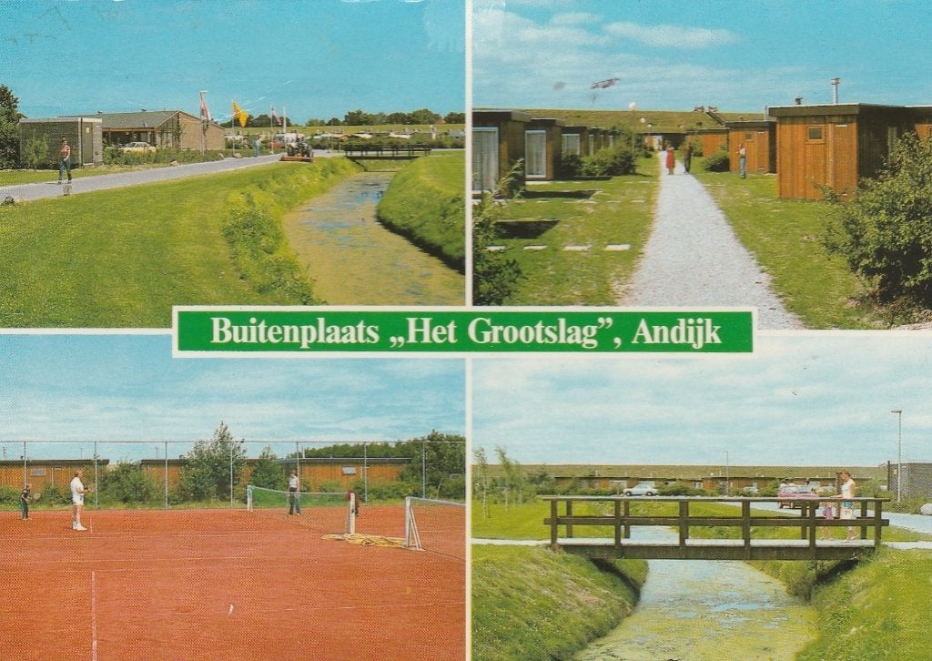 ANDIJK Buitenplaats Het Grootslag, Verzenden, 1980 tot heden, Gelopen, Noord-Holland