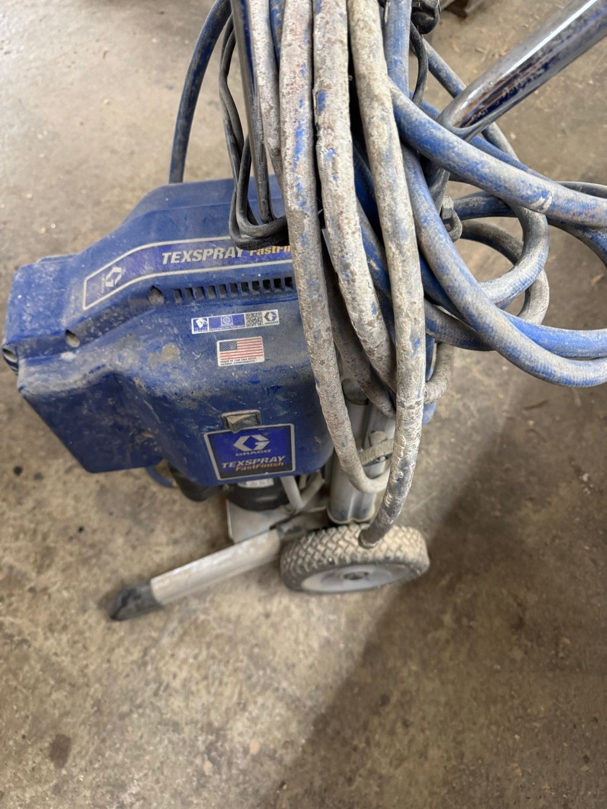Graco Texspray Fastfinish Verfspuit, Doe-het-zelf en Verbouw, Schildersmaterialen, Ophalen, Gebruikt, Verfspuit of Verfpomp