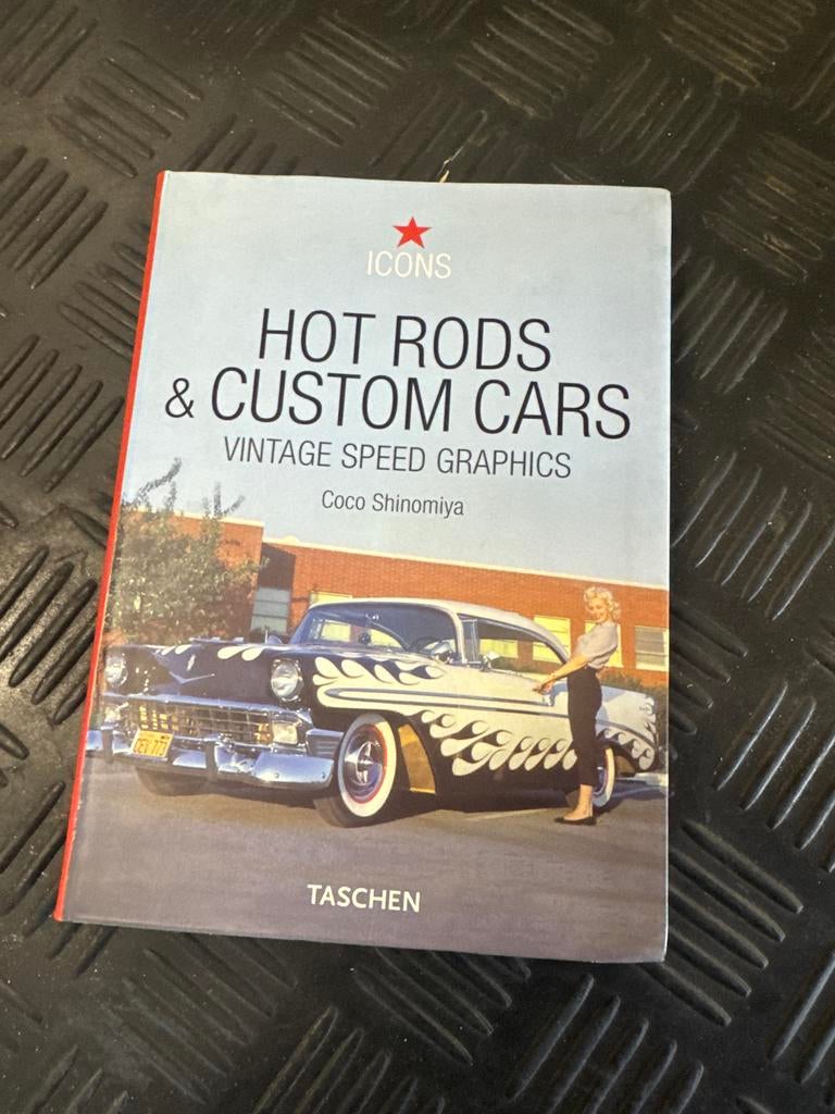 Hot Rods & Custom Cars: Vintage Speed Graphics Boek, Ophalen, Zo goed als nieuw, Algemeen