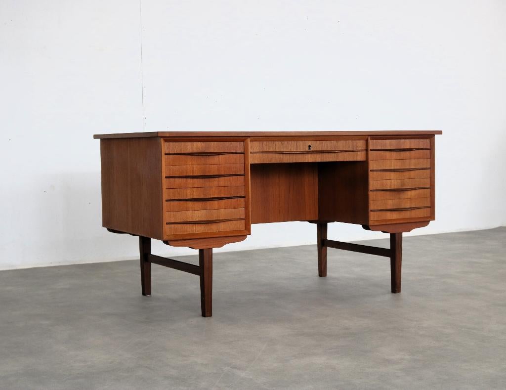 vintage bureau | jaren 60 | teak | Deens, Gebruikt, ., Ophalen of Verzenden, .