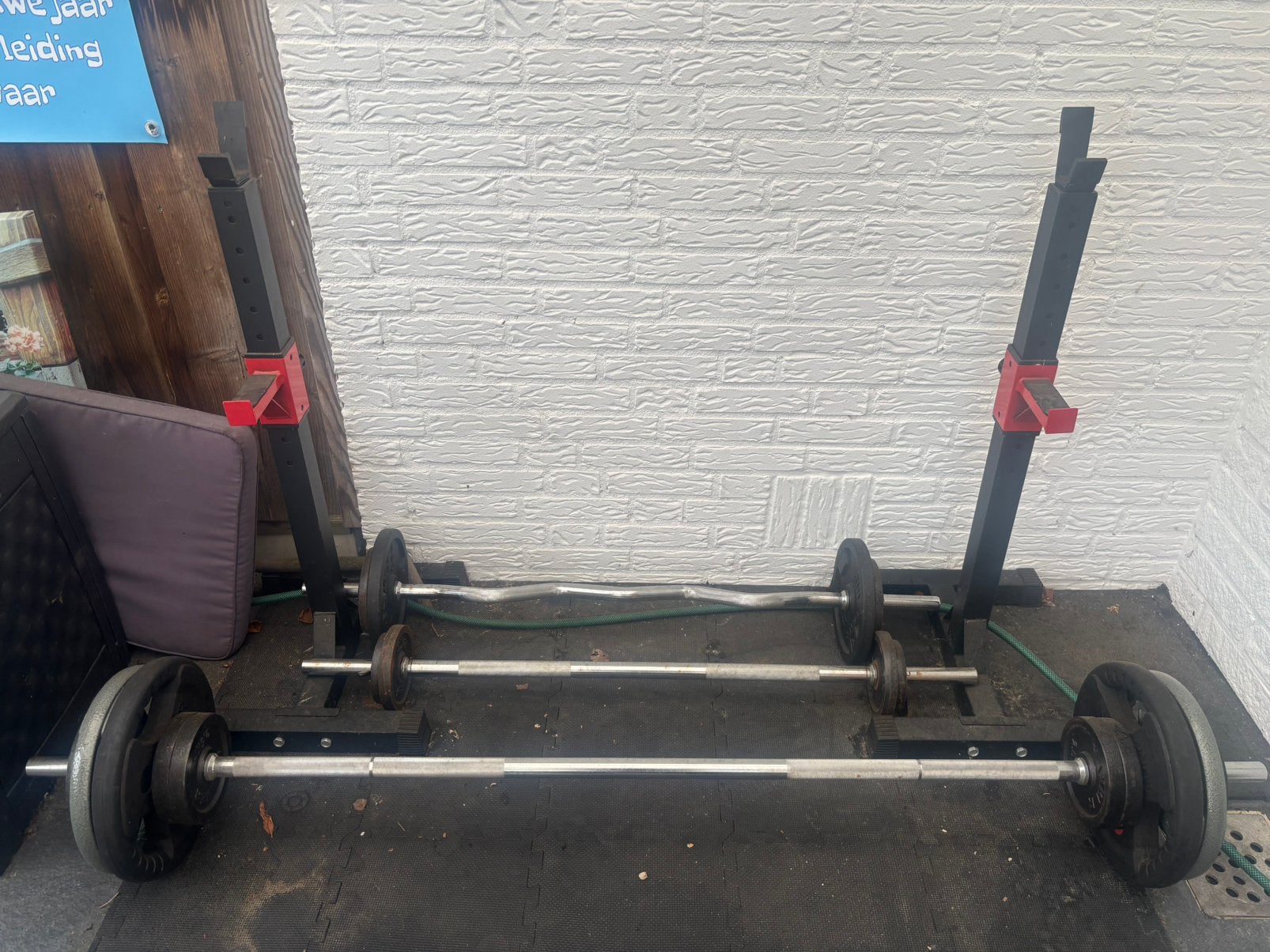 Fitness set, Ophalen, Zo goed als nieuw, Fitnessbank