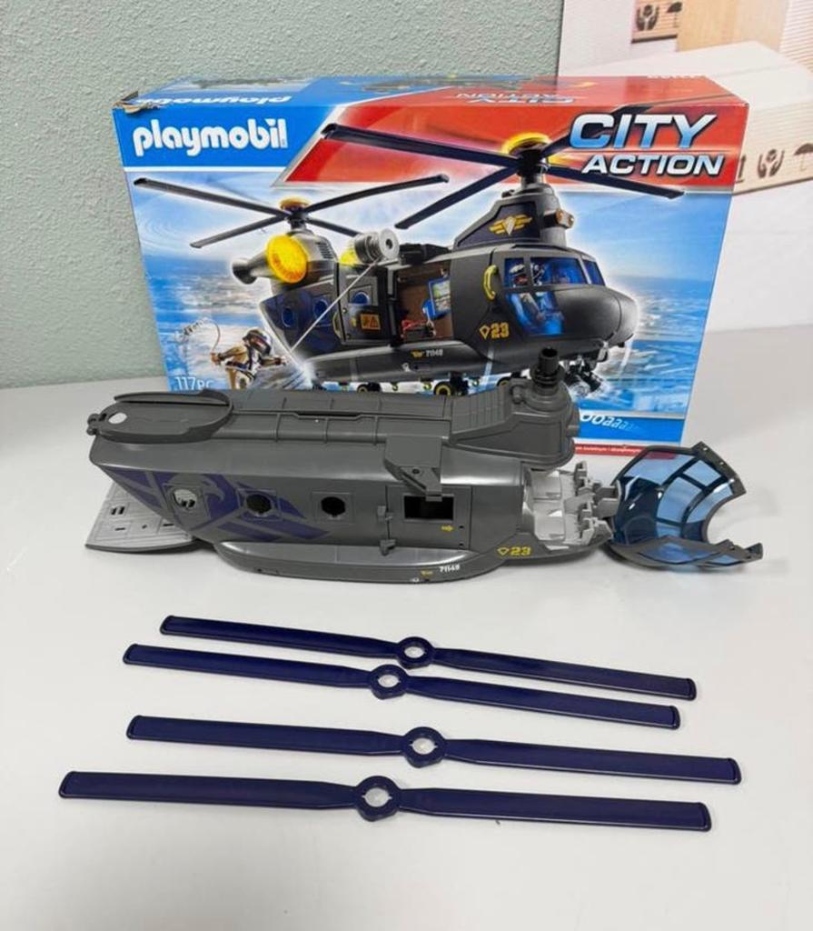 Playmobil 71149 - Los Losse Helikopter body - City action, Los playmobil, Ophalen of Verzenden, Zo goed als nieuw, H