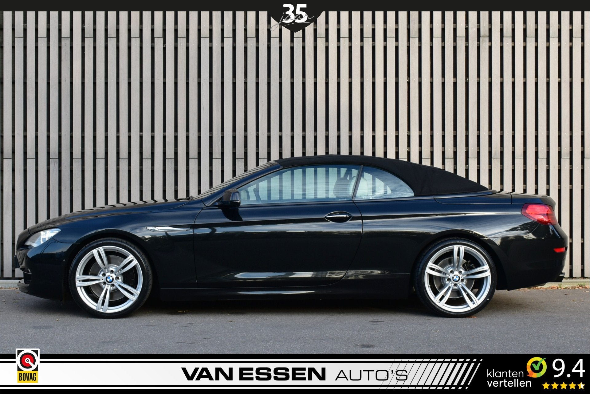 BMW 6 Serie Cabrio 650i High Executive Leder Head-Up Navi 36, Auto's, Automaat, Euro 5, Achterwielaandrijving, Gebruikt
