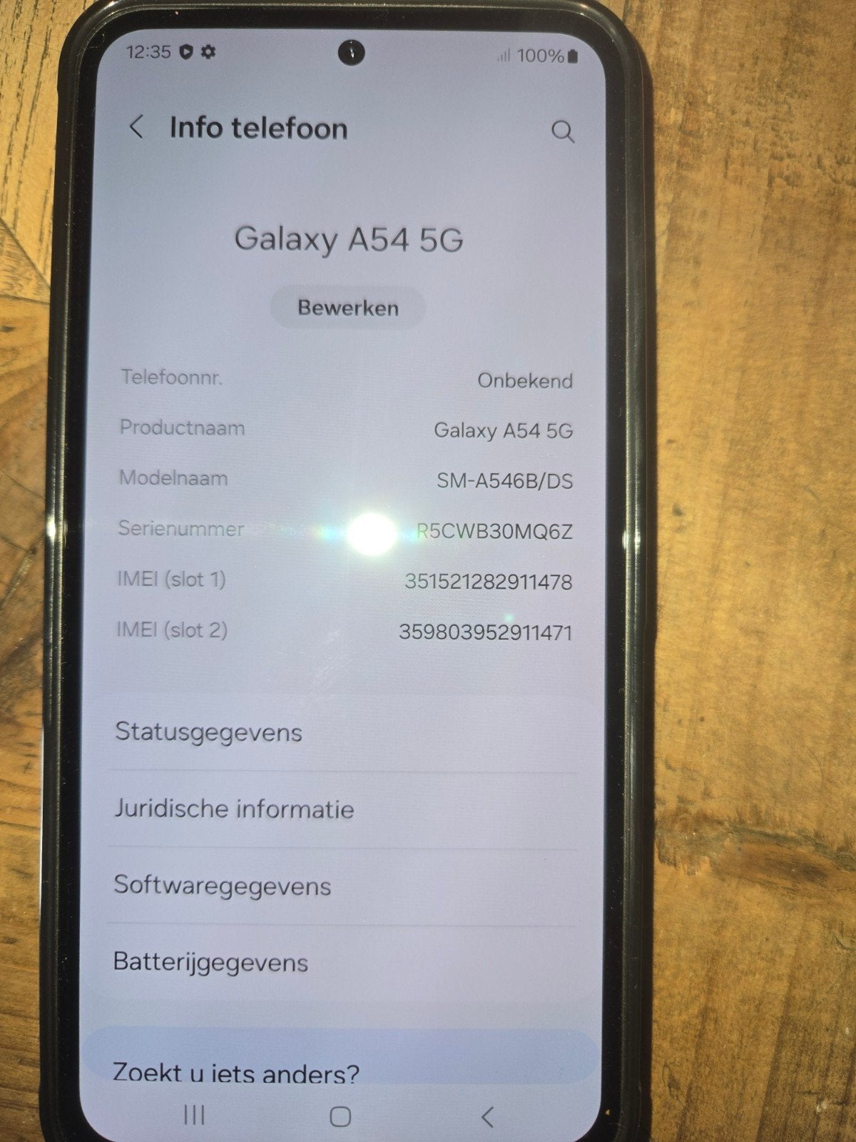 Samsung Galaxy A54 5G - Zo goed als nieuw, Ophalen, Touchscreen, Zo goed als nieuw, Zonder simlock