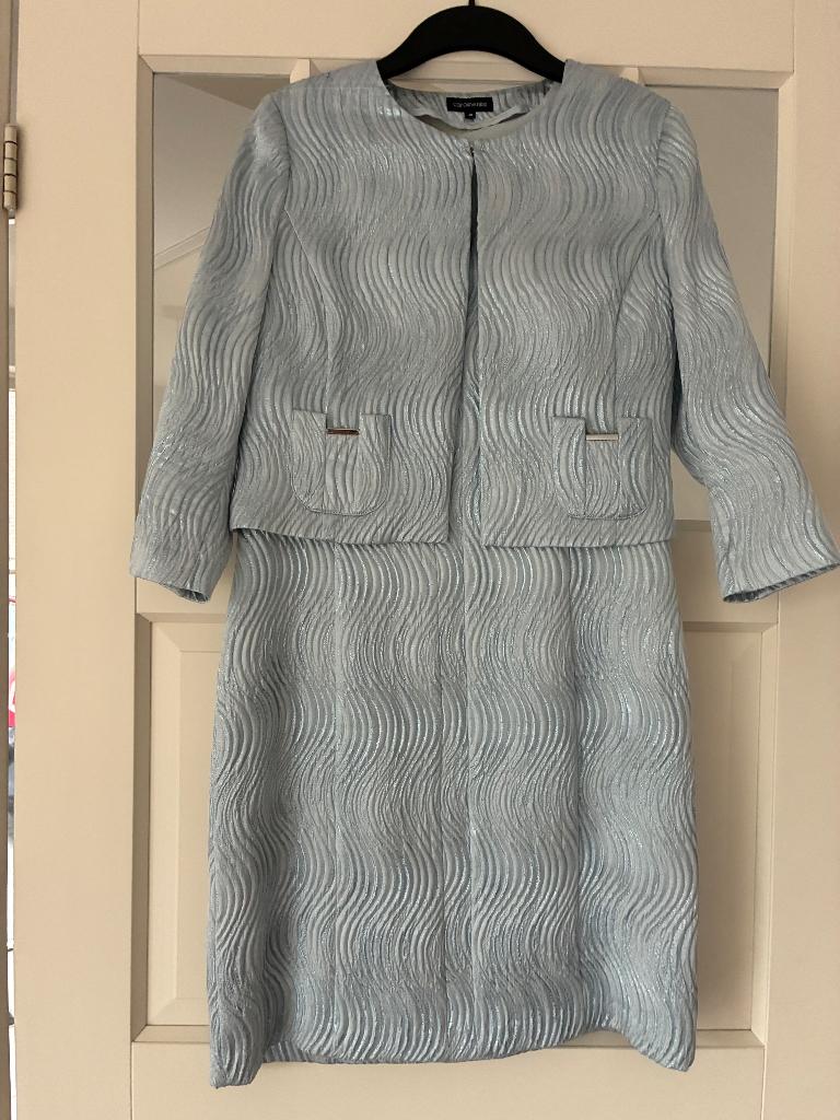 Mooie pak, Maat 38/40 (M), Kostuum of Pak, Blauw, Ophalen of Verzenden