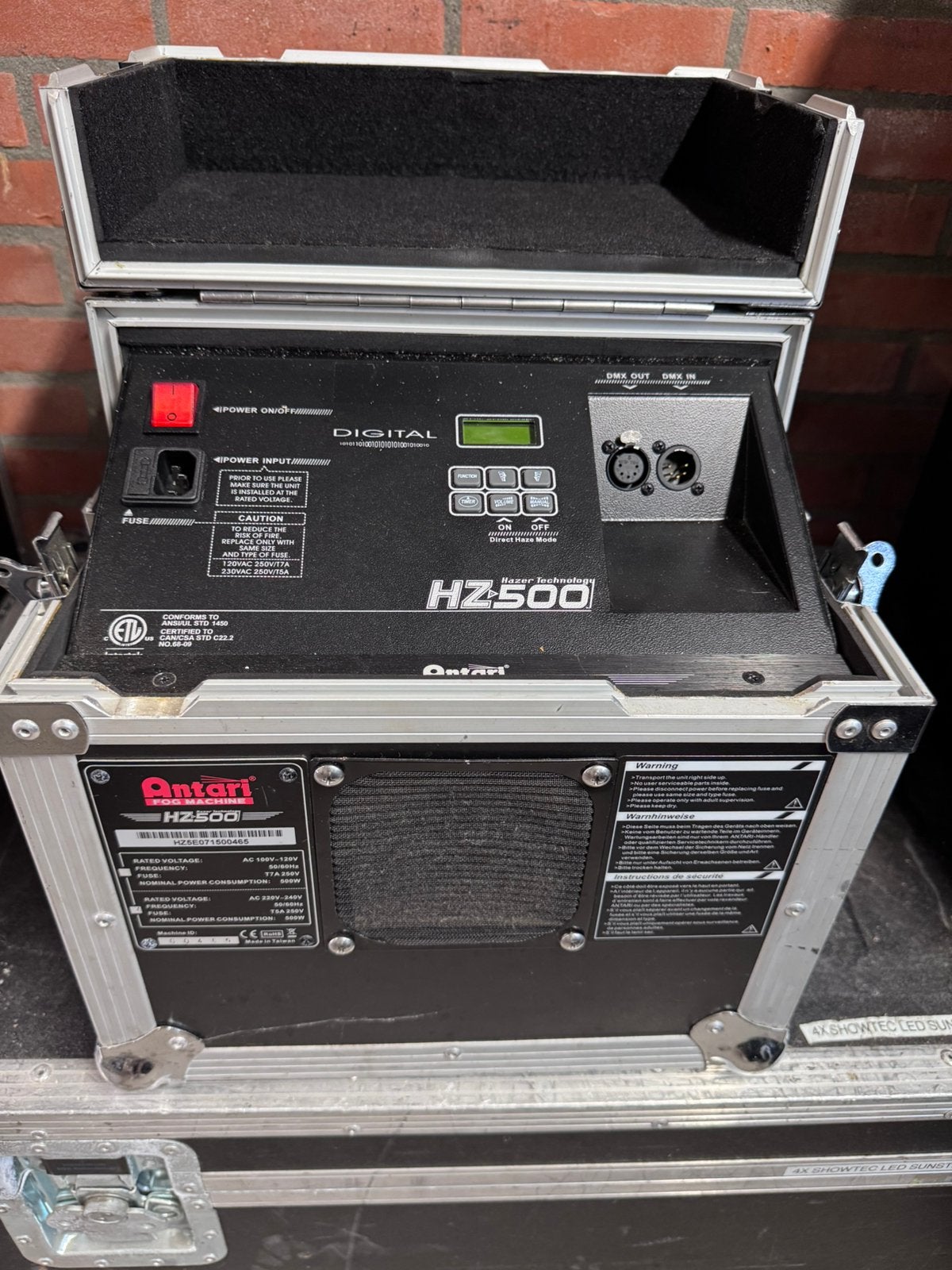 Antari HZ-500, Ophalen, Zo goed als nieuw, Rookmachine
