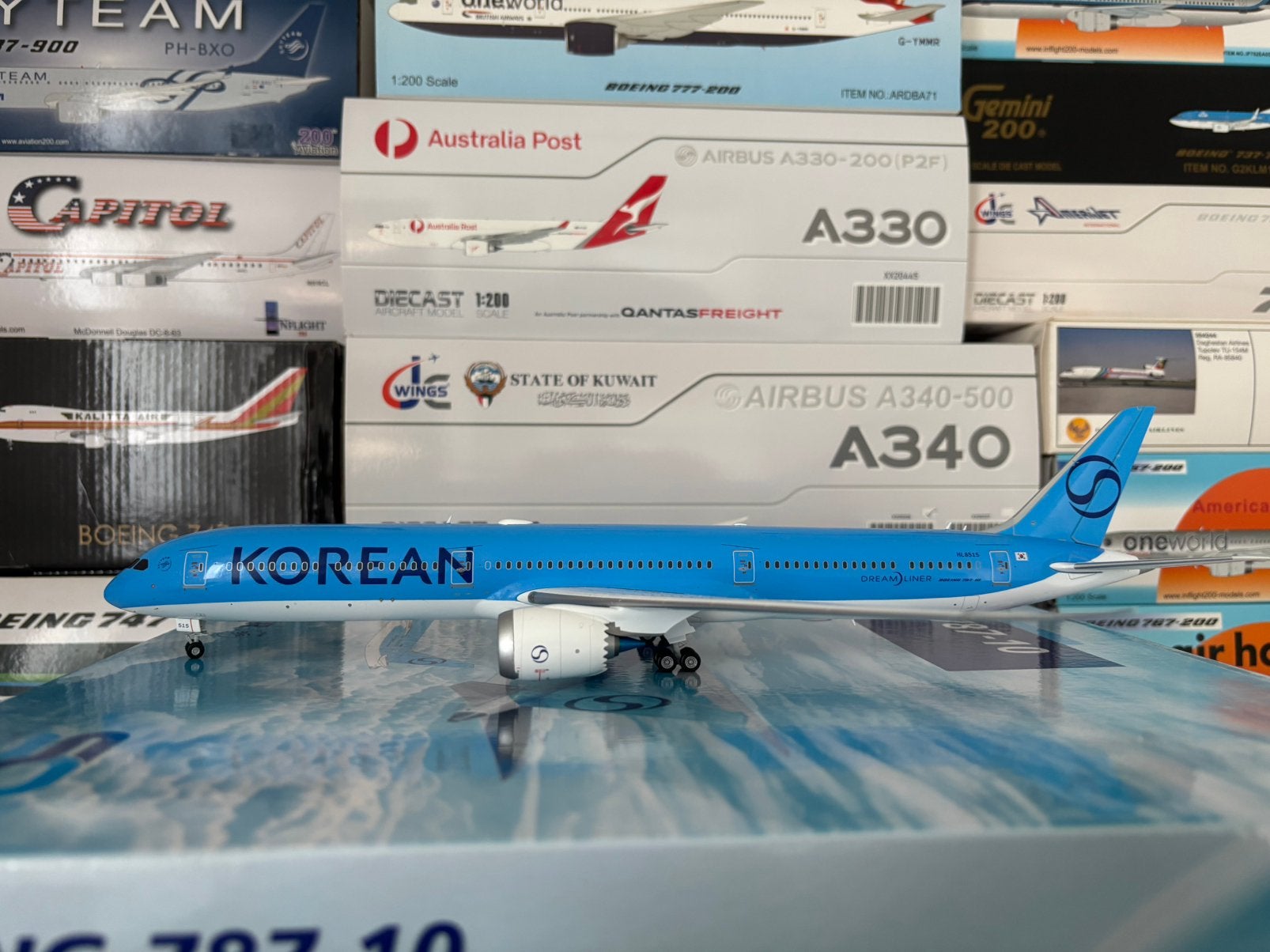 SQ Wings Korean Air Boeing 787 1/200, Ophalen of Verzenden, Zo goed als nieuw