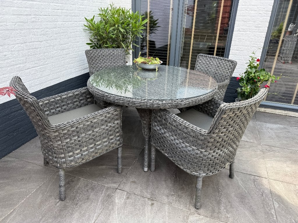 4 seasons tuinset 4SO, Tuin en Terras, Ophalen, Zo goed als nieuw, Tuinset, Eettafel