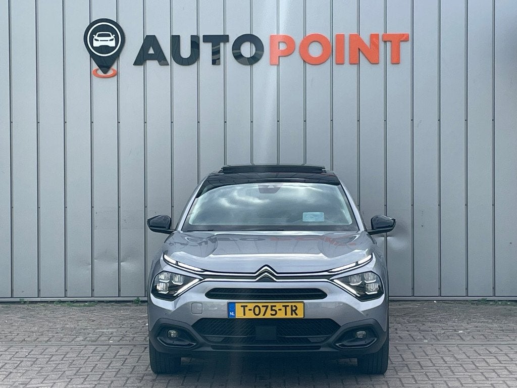 Citroen Ë-C4 X Shine 54 kWh ORG NL 1E EIG DEALEROND|PANO|TR, Auto's, Citroën, 136 pk, Gebruikt, Automatische klimaatregeling, E-C4 X