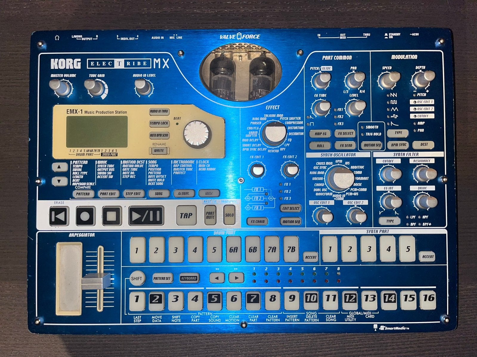 Korg EMX-1 Electribe MX - Gebruikt met lichte sporen, Gebruikt, Korg, Met midi-aansluiting, Overige aantallen