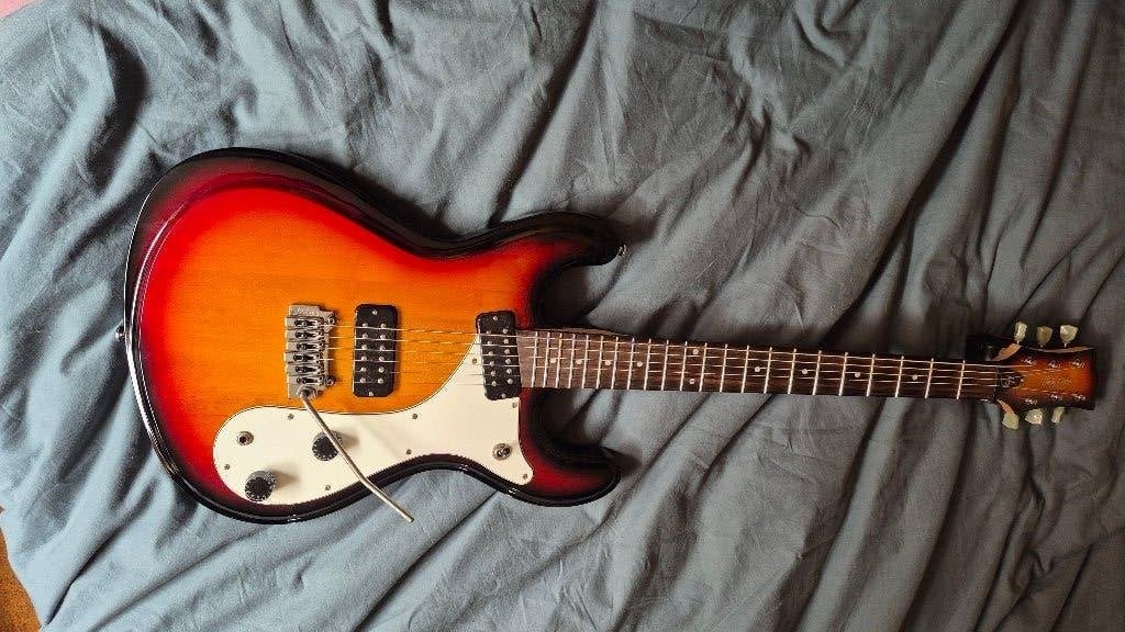 Harley Benton MR-Modern Baritone SB  mosrite like, Ophalen, Zo goed als nieuw, Solid body, Overige merken
