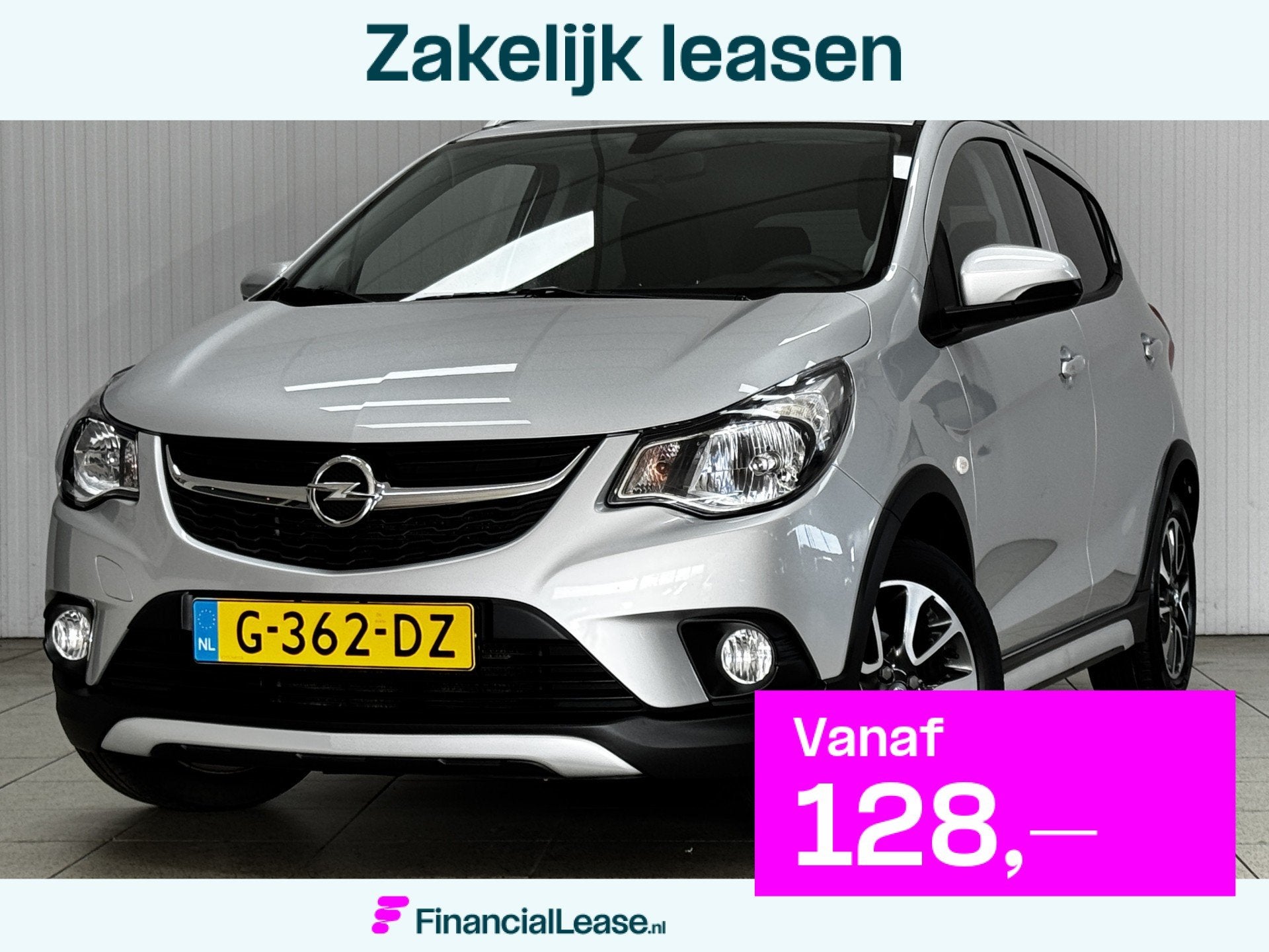 Opel KARL 1.0 Rocks Online Edition/ Apple + Android/ Dakrail, Voorwielaandrijving, 839 kg, Stof, Gebruikt