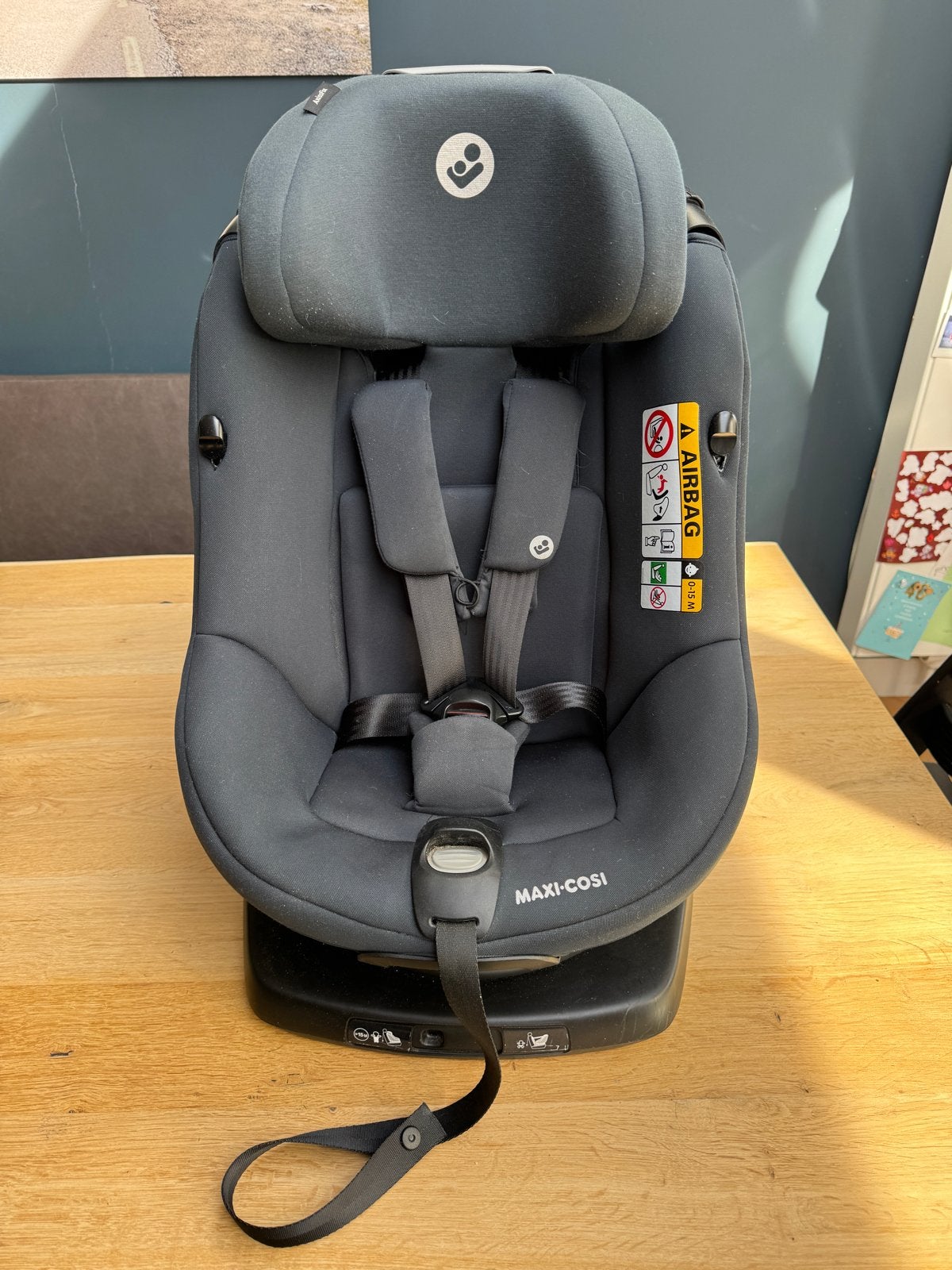 Maxi-Cosi AxissFix I-Size 360 draaibaar autostoel + hoes