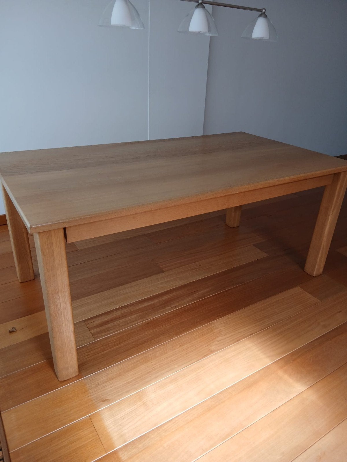 Uitschuifbare eikenhouten, eettafel ,voor 6-10 personen, Huis en Inrichting, Tafels | Eettafels, Ophalen, Zo goed als nieuw, Vijf personen of meer