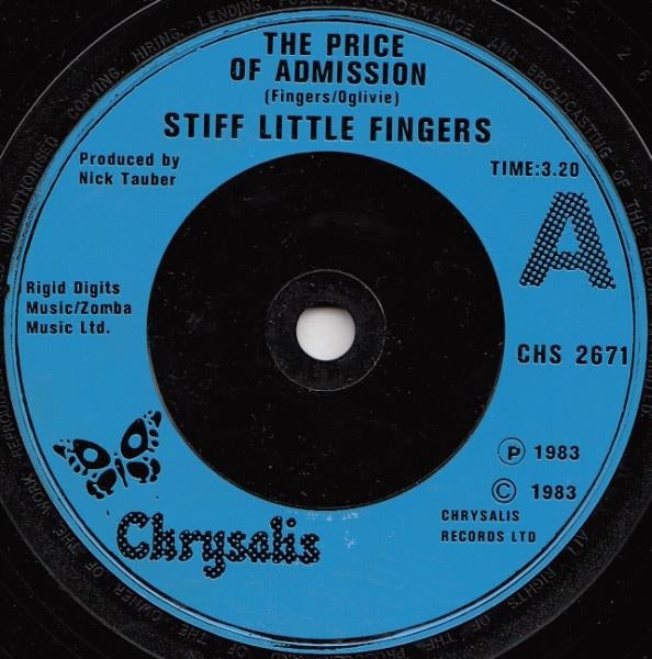 stiff little fingers / the price of admission - punk, Gebruikt, Verzenden, 7 inch, Single