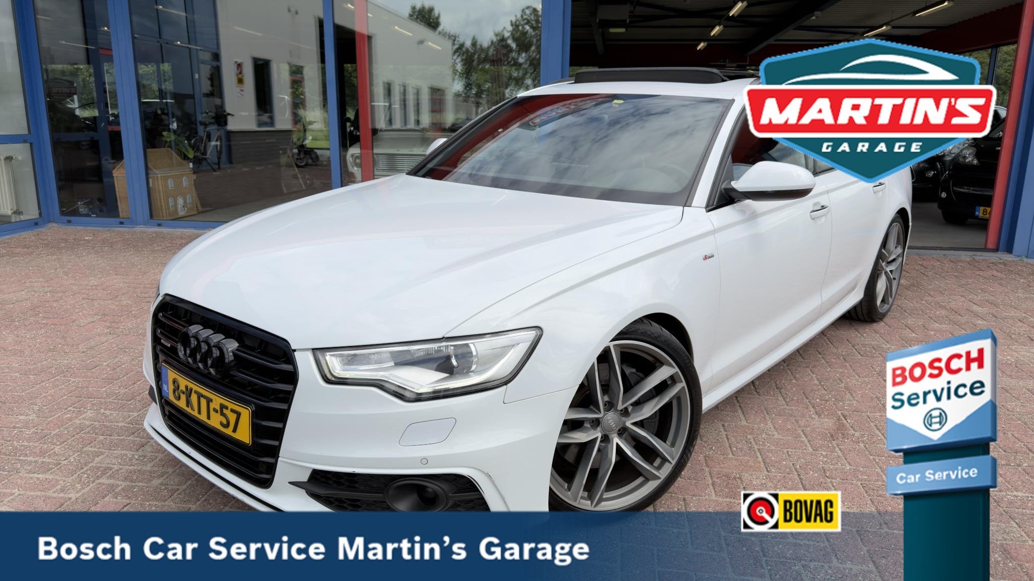 Audi A6 Avant 3.0 TDI BiT quattro Pro Line Plus BOSE - ACC -, Automaat, Euro 5, Gebruikt, Wit