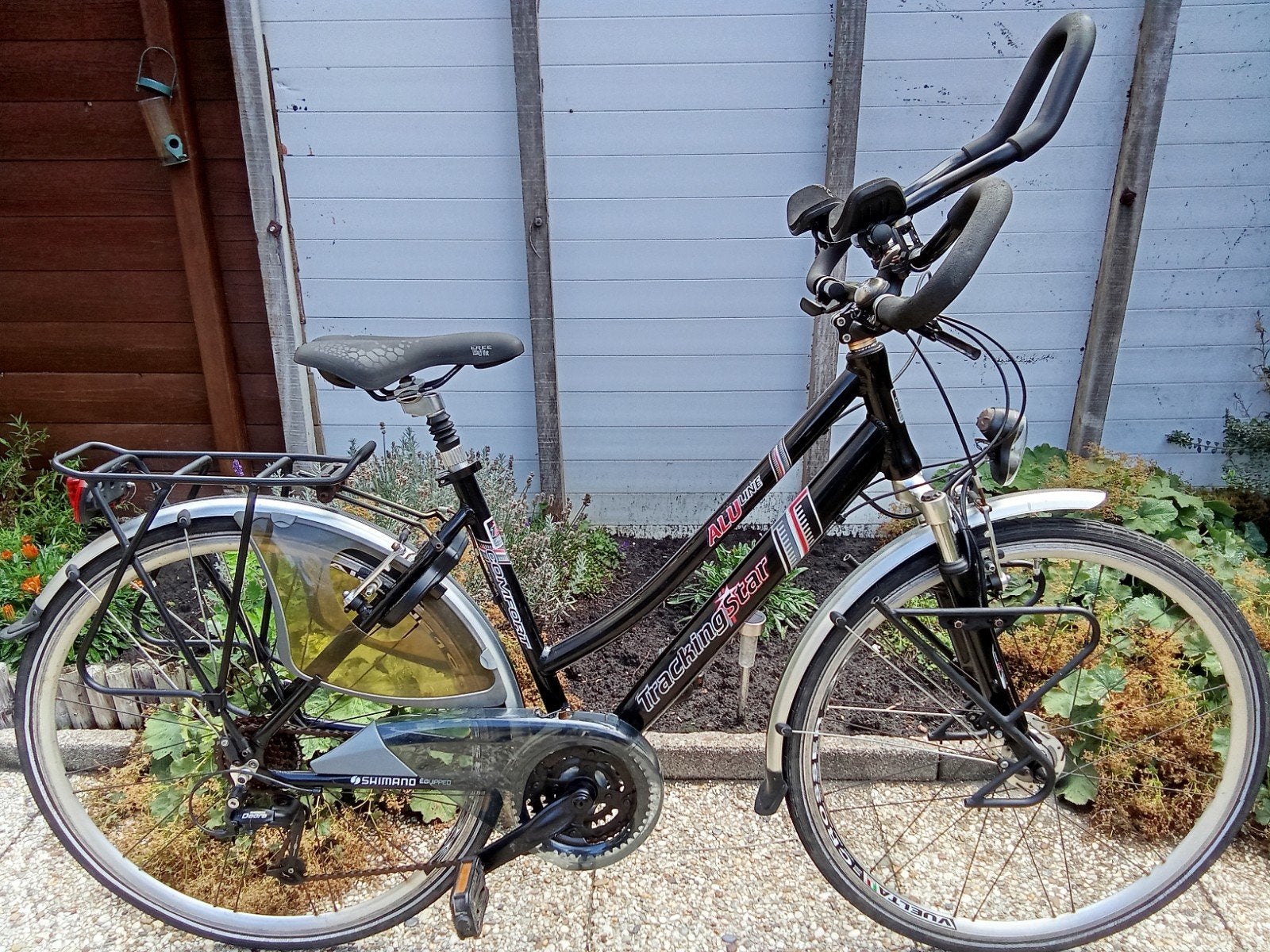 28 inch Tracking star Damesfiets. Framemaat 49 cm., Gebruikt, 47 tot 50 cm, Versnellingen, Ophalen