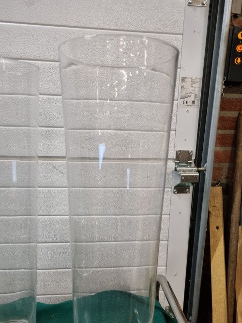vazen hoog glas 5 stuks, Ophalen of Verzenden