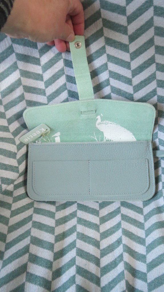 Keecie, nieuw leren tasje, clutch, phone portemonnee, Overige merken, Nieuw, Leer, Verzenden