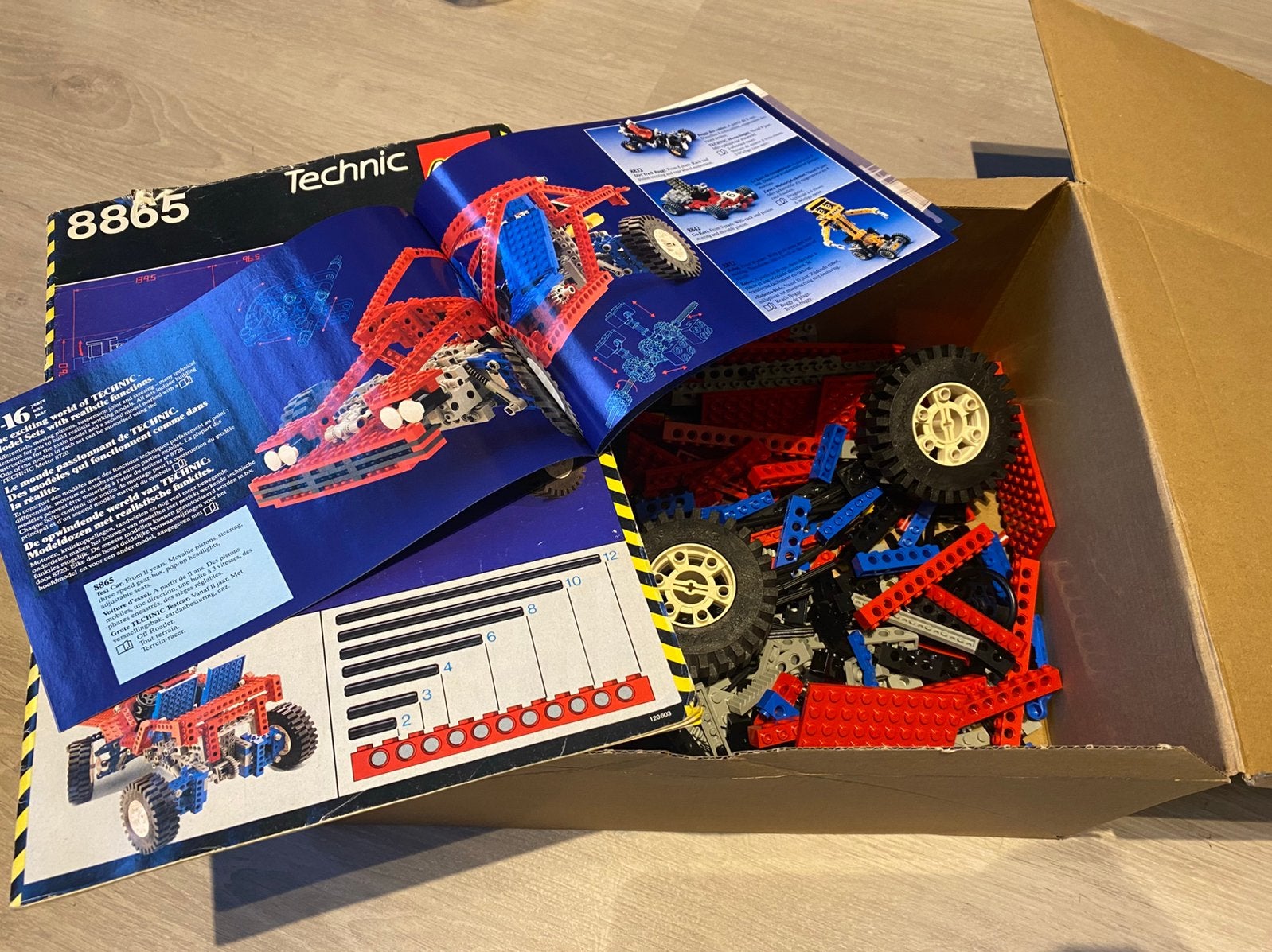 Lego Technic 8865, Gebruikt, Lego, Compleet, Ophalen of Verzenden