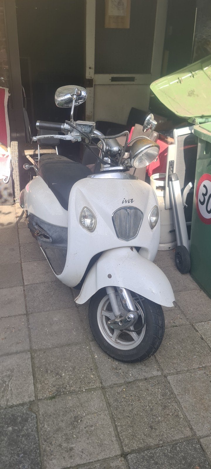 IVA Scooter - Wit, Gebruikt, Ophalen of Verzenden, Gebruikt, Benzine, Overige merken