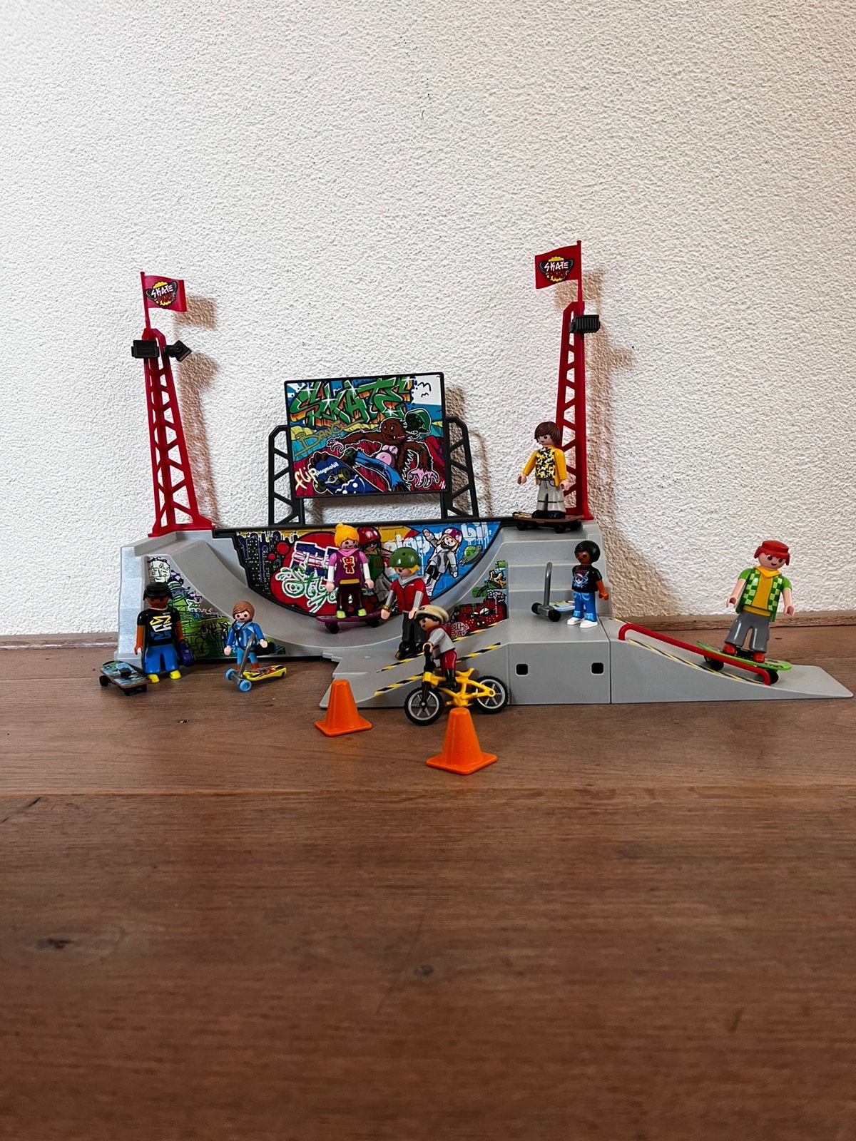 Playmobil skatepark, Ophalen, Gebruikt