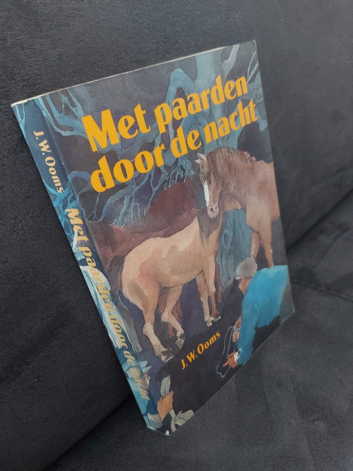 Ooms J.W. Met paarden door de nacht - zwarte Tinus de verlie, Ophalen of Verzenden, Gelezen, J.W.Ooms