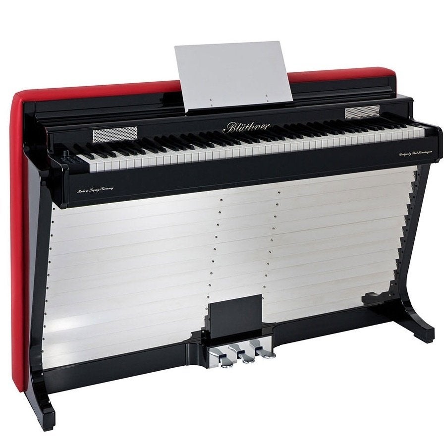 Blüthner Pianette designed by Poul Henningsen Piano, Gebruikt, Bluthner, Zwart, Ophalen of Verzenden