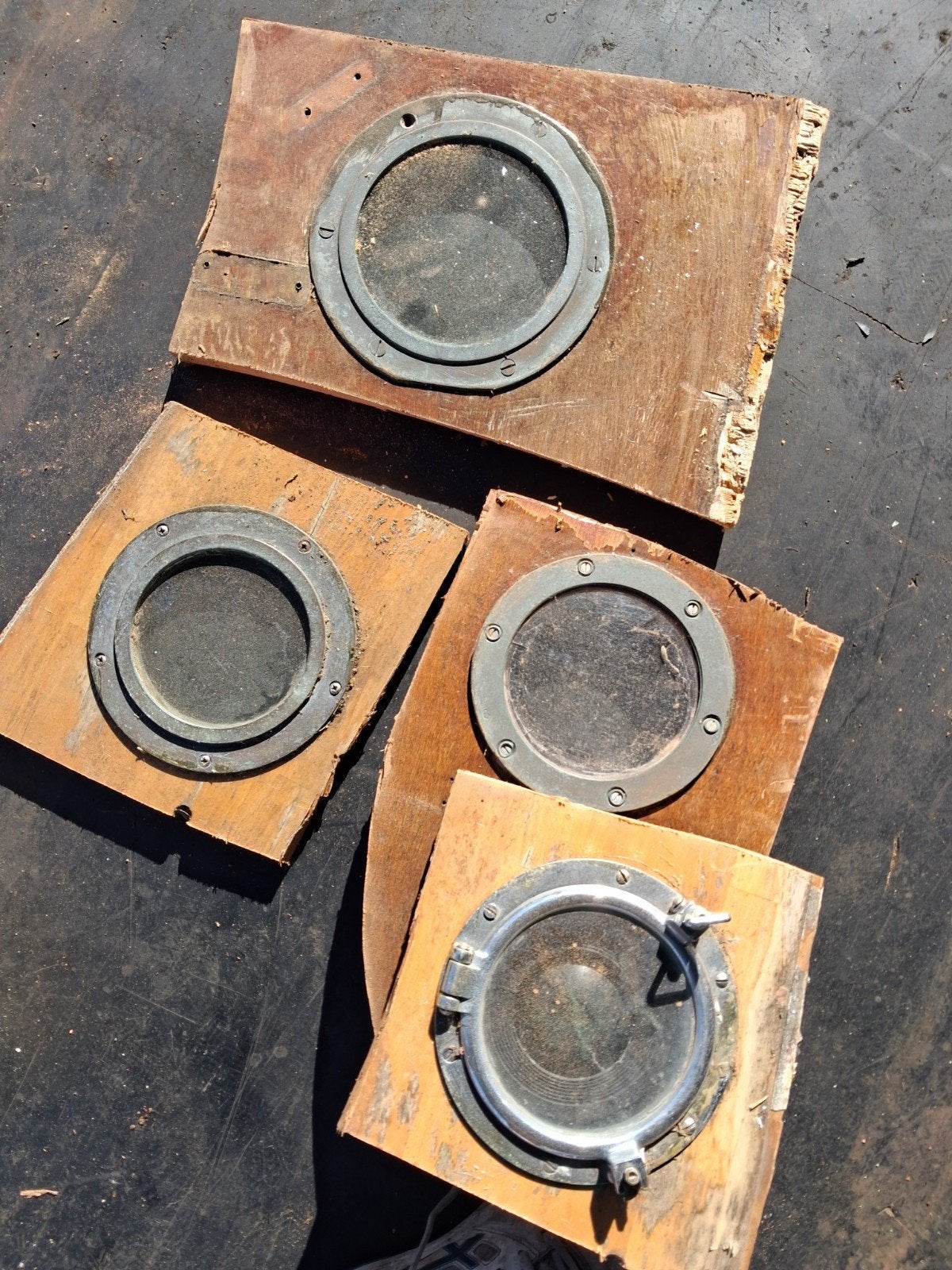 4 Diverse vintage patrijspoorten, Ophalen, Gebruikt