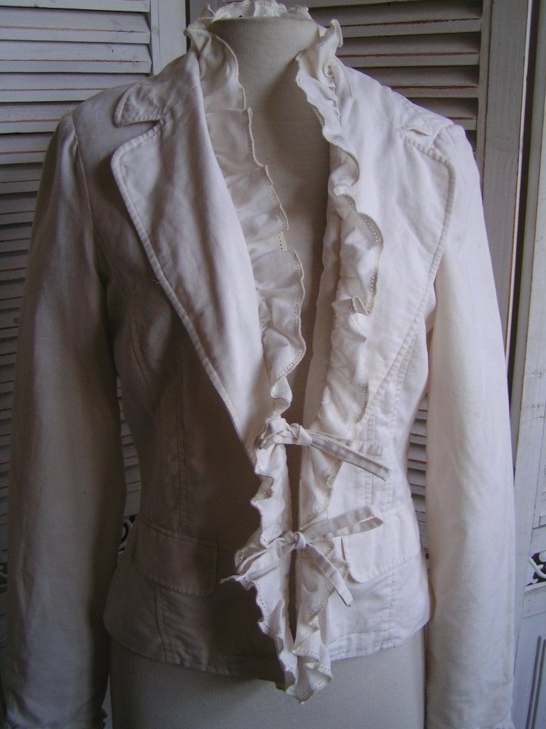 jasje M&S Mode maat 38 nr AA 1358, Maat 38/40 (M), Verzenden, Wit, Gedragen
