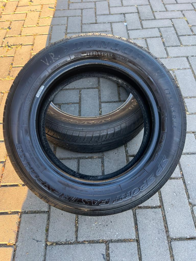Zomerbanden 175/65R15 dunlop 5mm, Ophalen of Verzenden, Zo goed als nieuw
