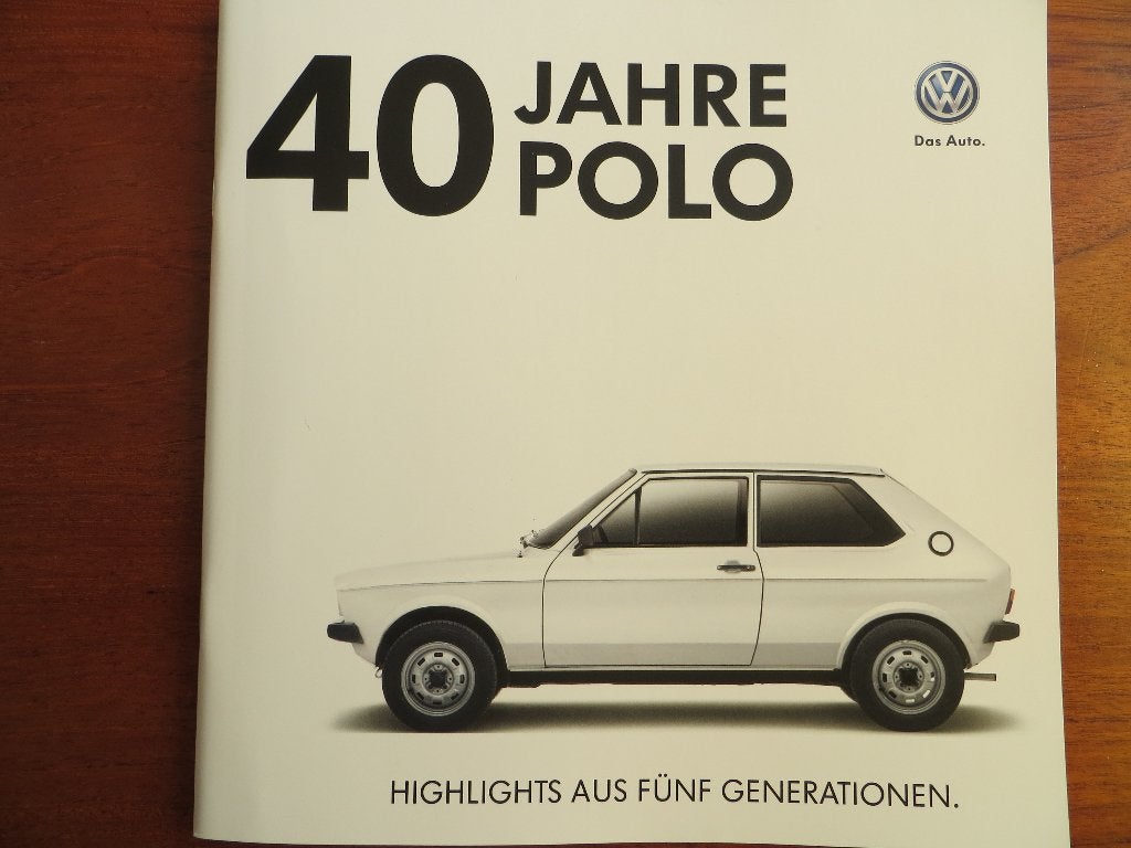 40 Jahre Volkswagen Polo 40 jaar: een overzicht Polo 1 t/m 5, Ophalen of Verzenden, Nieuw, Volkswagen