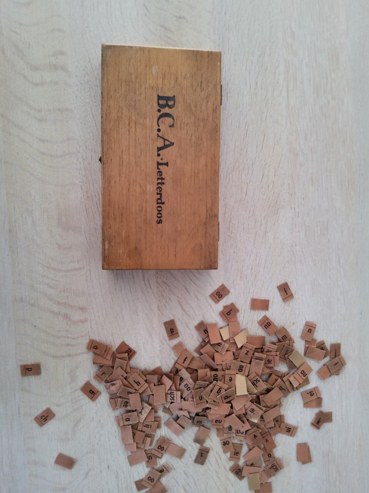Vintage BCA Letterdoos - Educatief, Ophalen of Verzenden