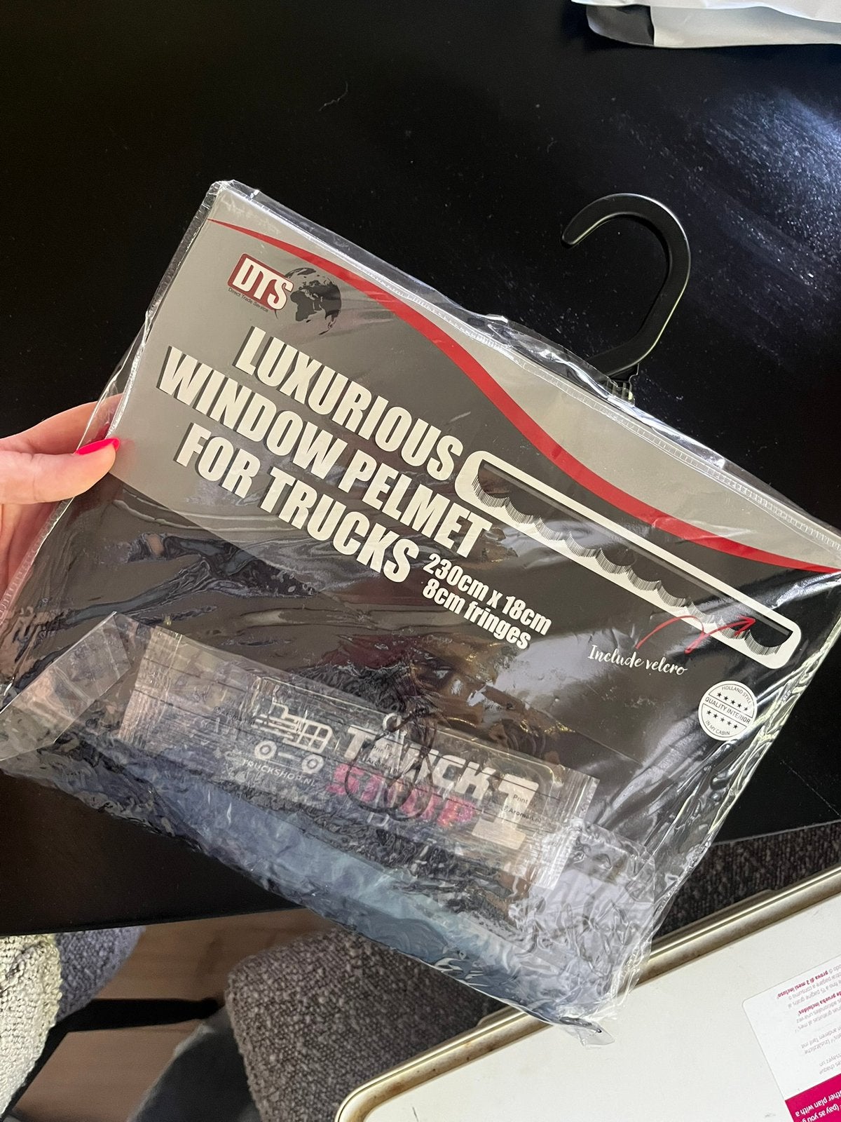 Zwarte raamband voor de vrachtwagen, Ophalen of Verzenden, Nieuw, Overige merken, Interieur en Bekleding