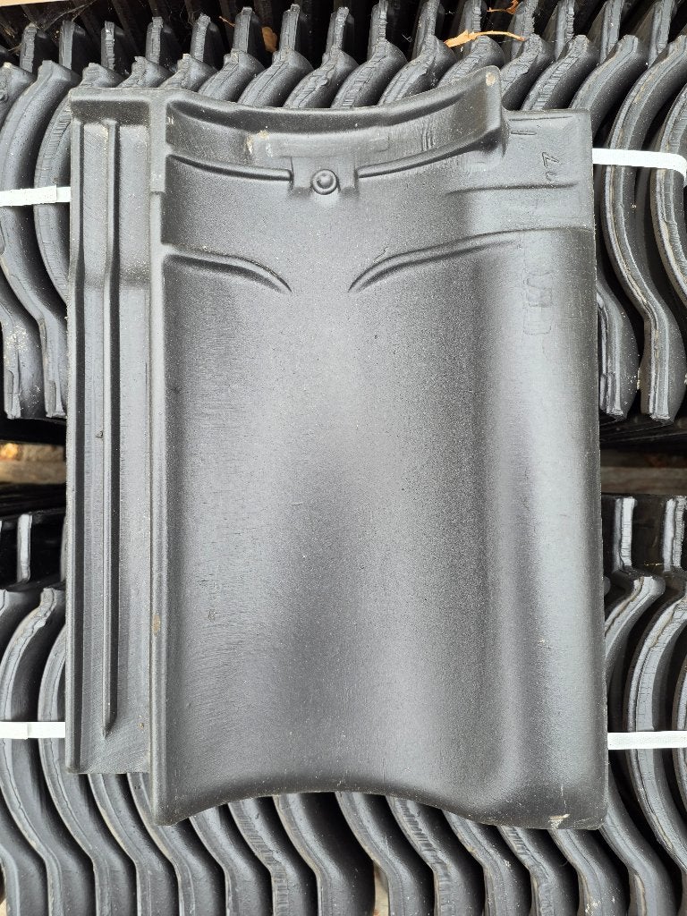 dakpannen, Doe-het-zelf en Verbouw, Dakpannen en Dakbedekking, Ophalen, 10 tot 15 m², Steen of Klei, Zwart