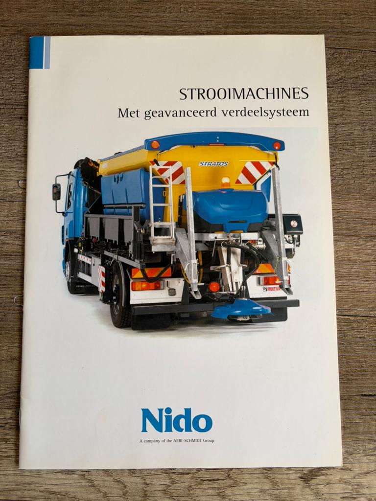 Folder Nido gladheidsbestrijding, Ophalen of Verzenden, Zo goed als nieuw, Overige vervoermiddelen