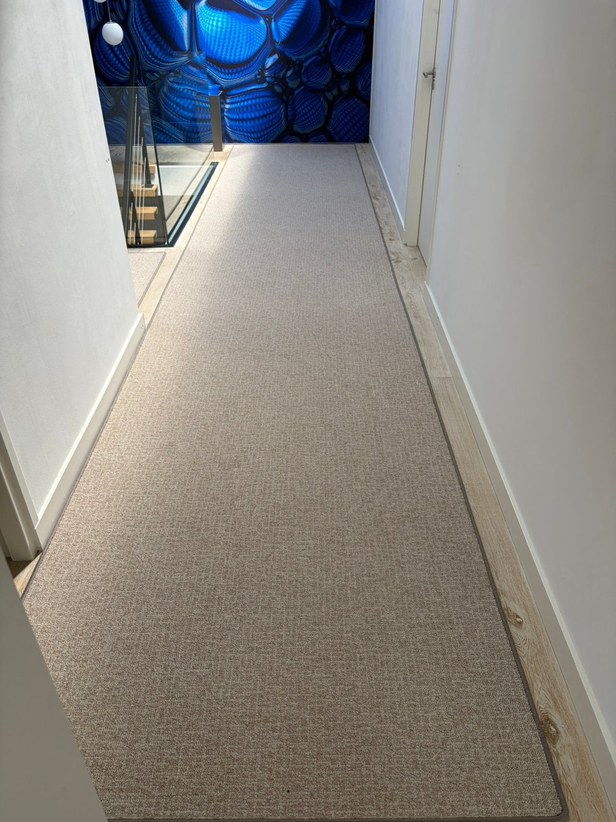 Vloerkleed 3, 140cm x 700cm, Ophalen, Beige, Zo goed als nieuw, 200 cm of meer