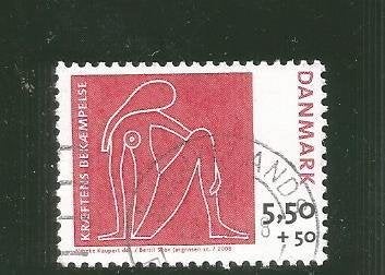 Denemarken Mi. 1489 - Kankerbestrijding, Postzegels en Munten, Ophalen of Verzenden, Denemarken, Gestempeld