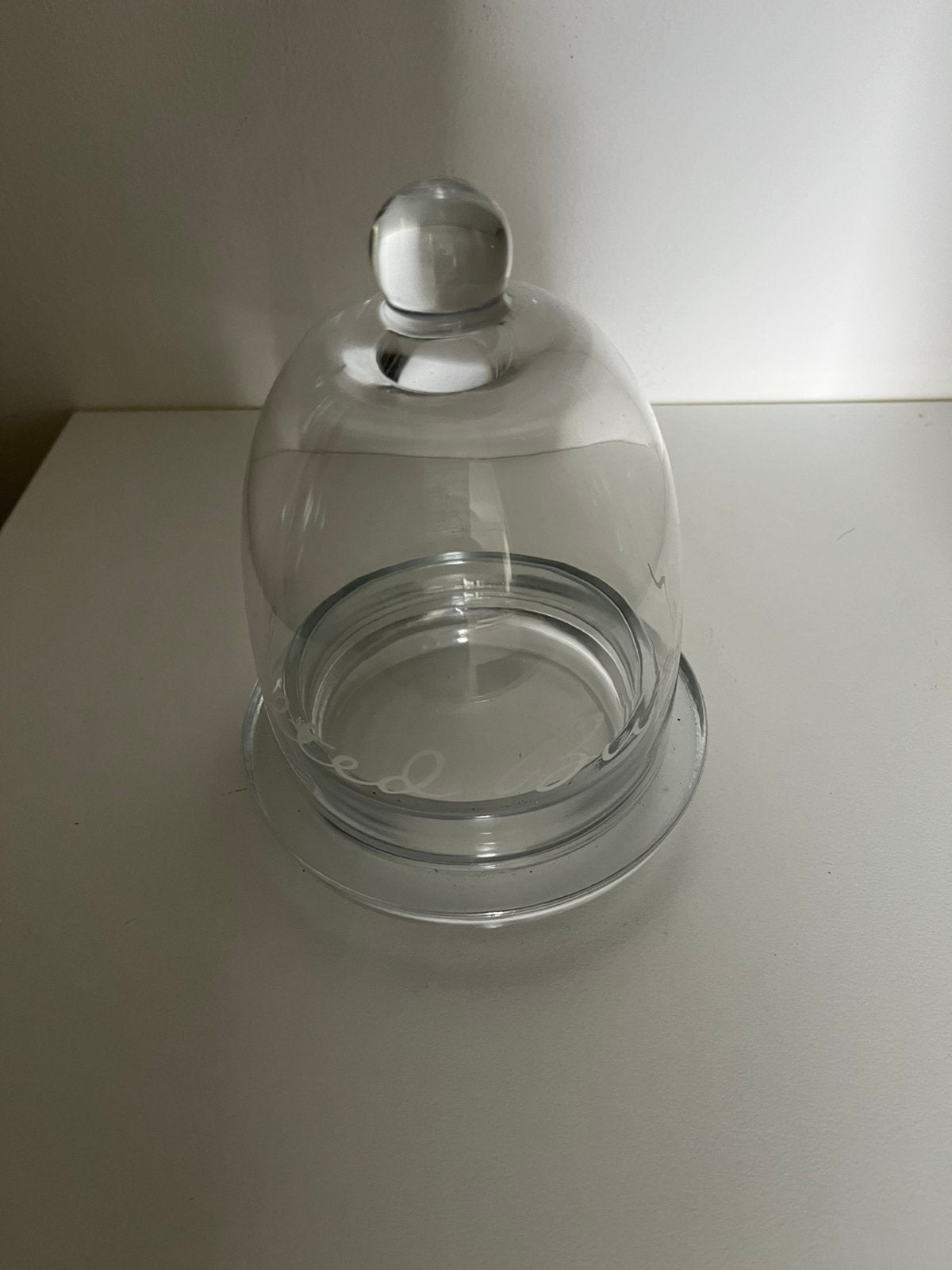 Riviera Maison glazen stolp, Glas, Ophalen of Verzenden, Zo goed als nieuw