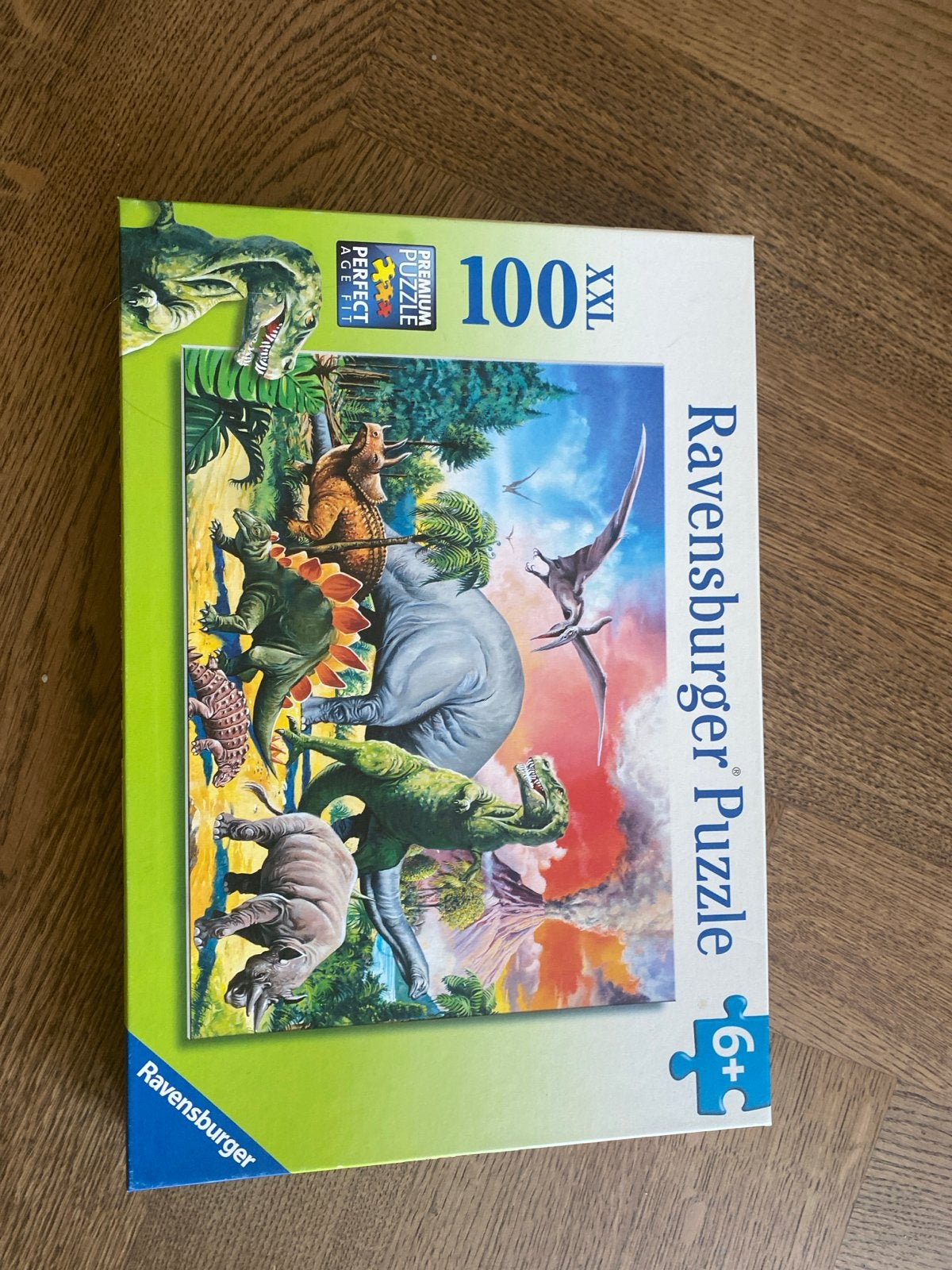 Ravensburger XXL 100 Stukjes Dinosaurus Puzzel, Ophalen of Verzenden, Minder dan 500 stukjes, Gebruikt, Legpuzzel