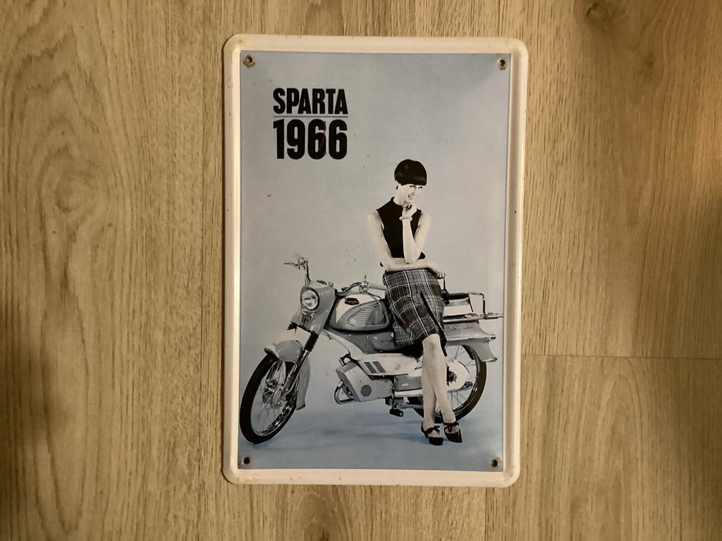 Vintage SPARTA reclame bird (geen emaille), Ophalen of Verzenden, Zo goed als nieuw, Overige typen