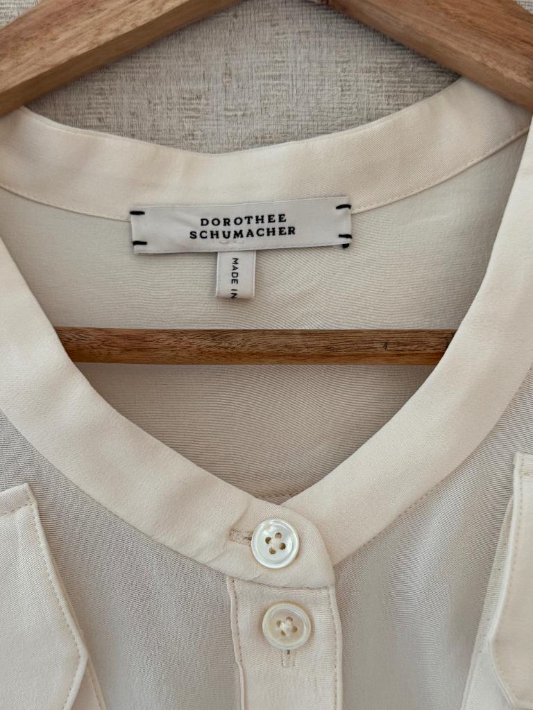 Zijde blouse Dorothee schumacher, Overige kleuren, Ophalen of Verzenden, Zo goed als nieuw, Maat 36 (S)