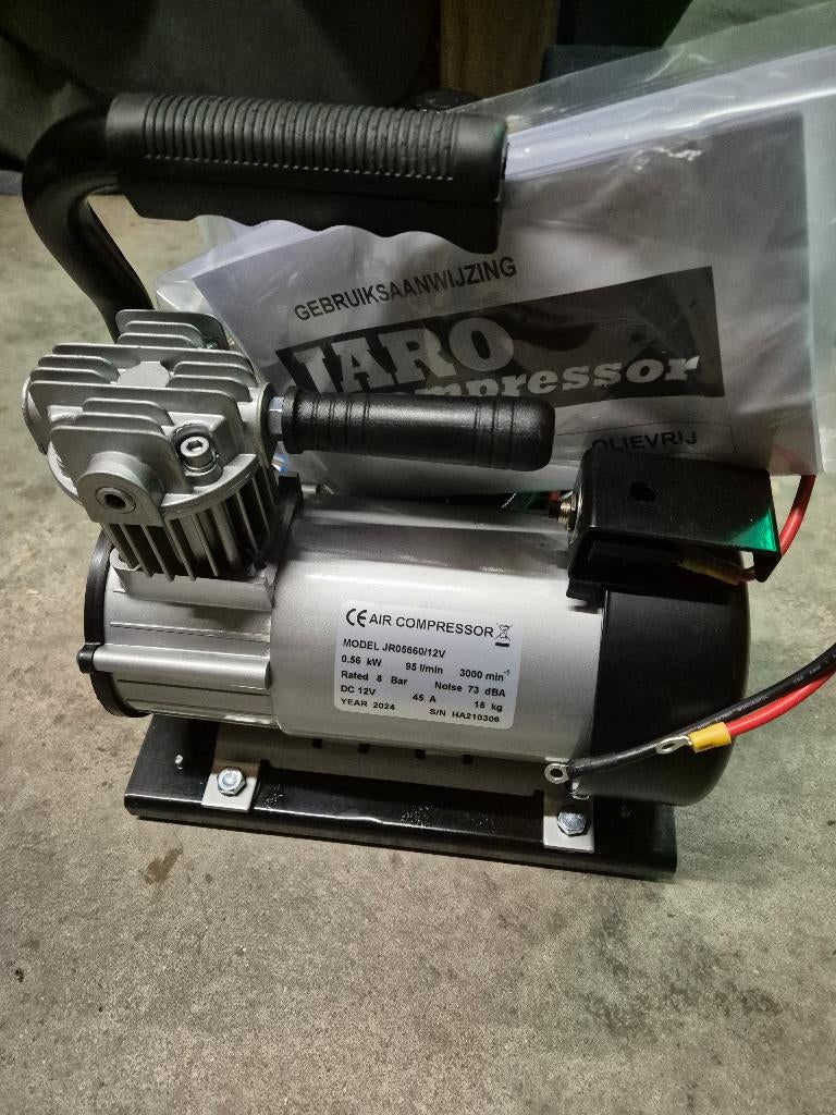 compressor 12v, Doe-het-zelf en Verbouw, Ophalen, 6 tot 10 bar, Nieuw, Minder dan 200 liter/min