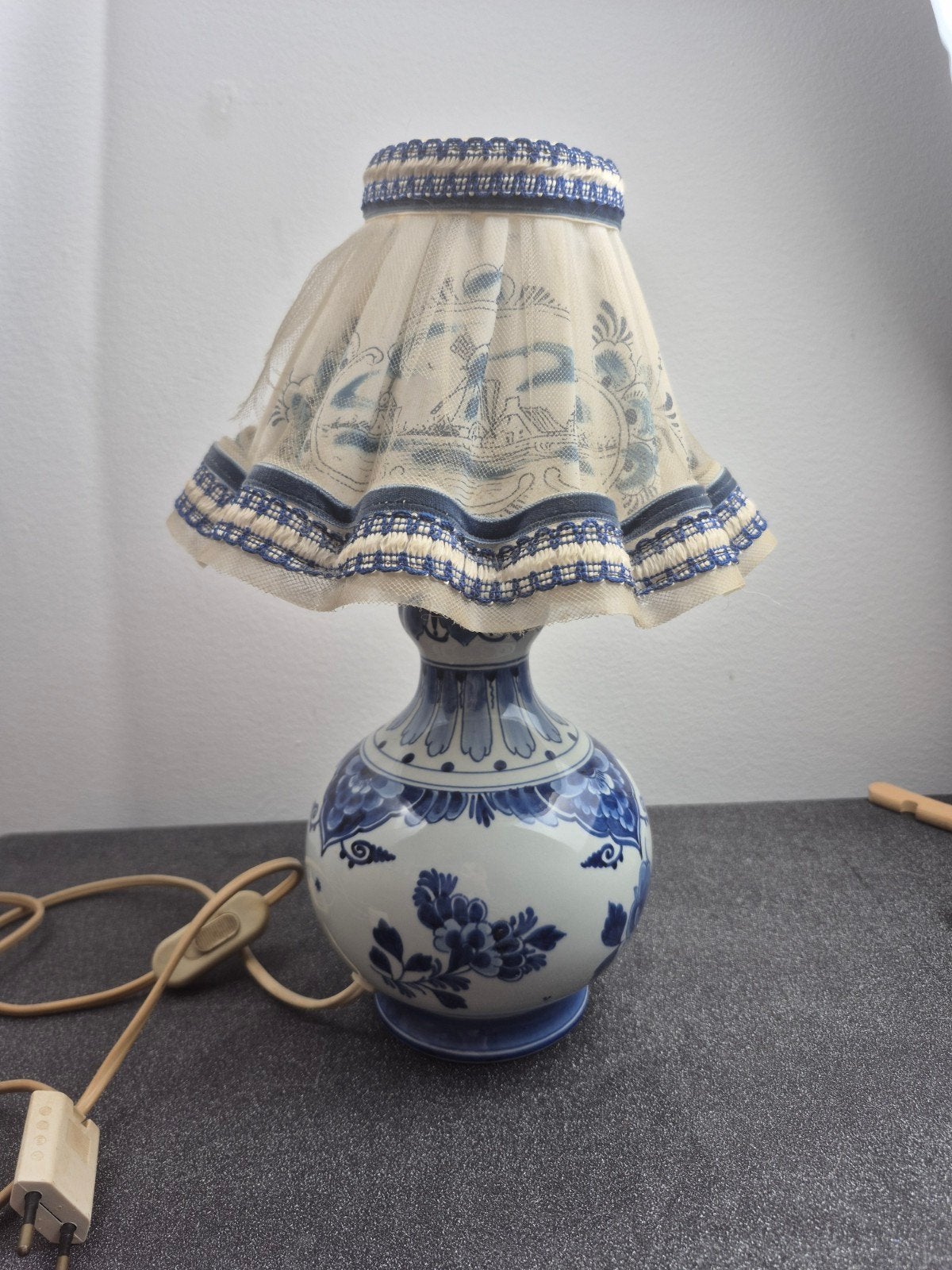 de porceleyne fles lamp, Blauw, Overige typen, Gebruikt, Overige merken